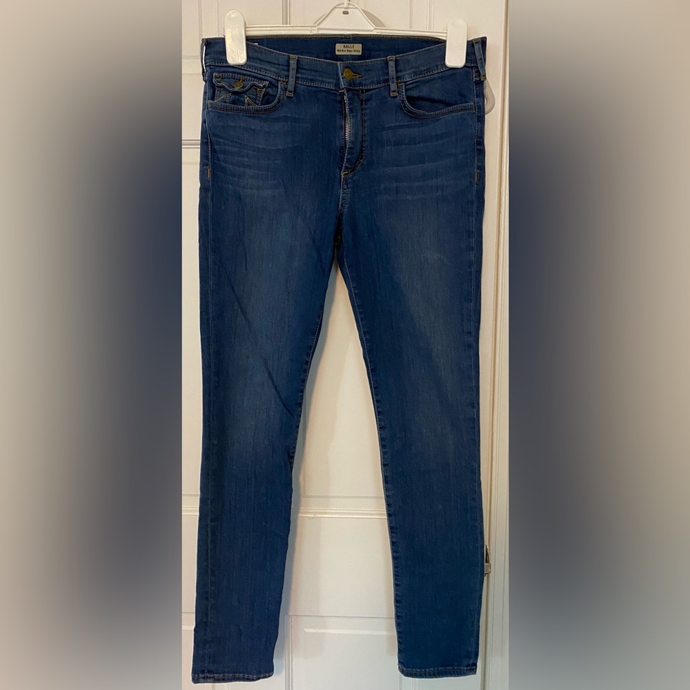 Vintage True Religion Halle Mid Rise Super Skinny Jeans Sz 32
